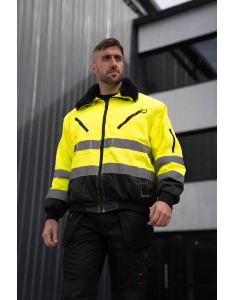 Jachetă de lucru pilot pentru vizibilitate înaltă